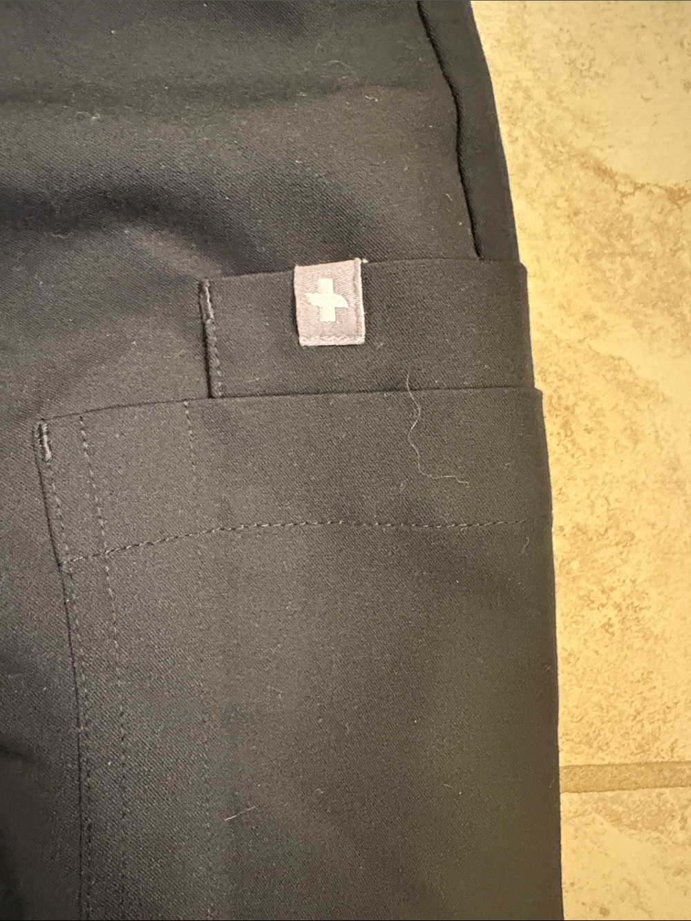 Figs Black Drawstring Cargo Jogger Pants - Picture 3 of 5